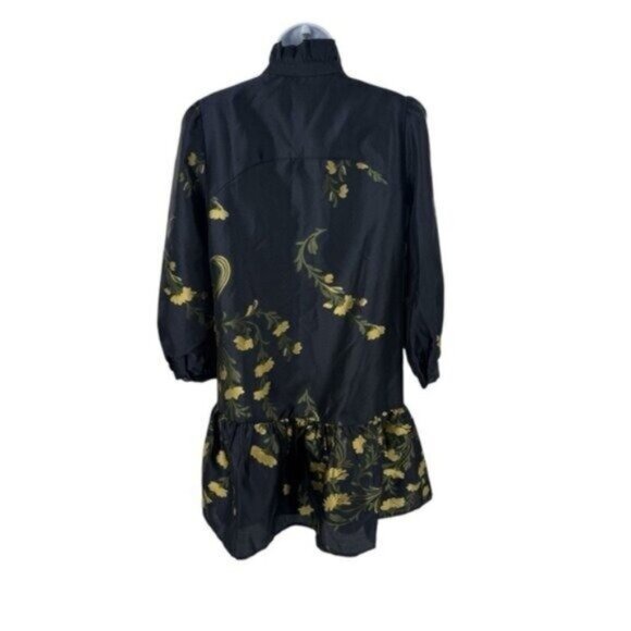 Tuckernuck | NEW Navy Jasmine Vine Jacquard Palmerston Dress Size XL - Picture 8 of 11